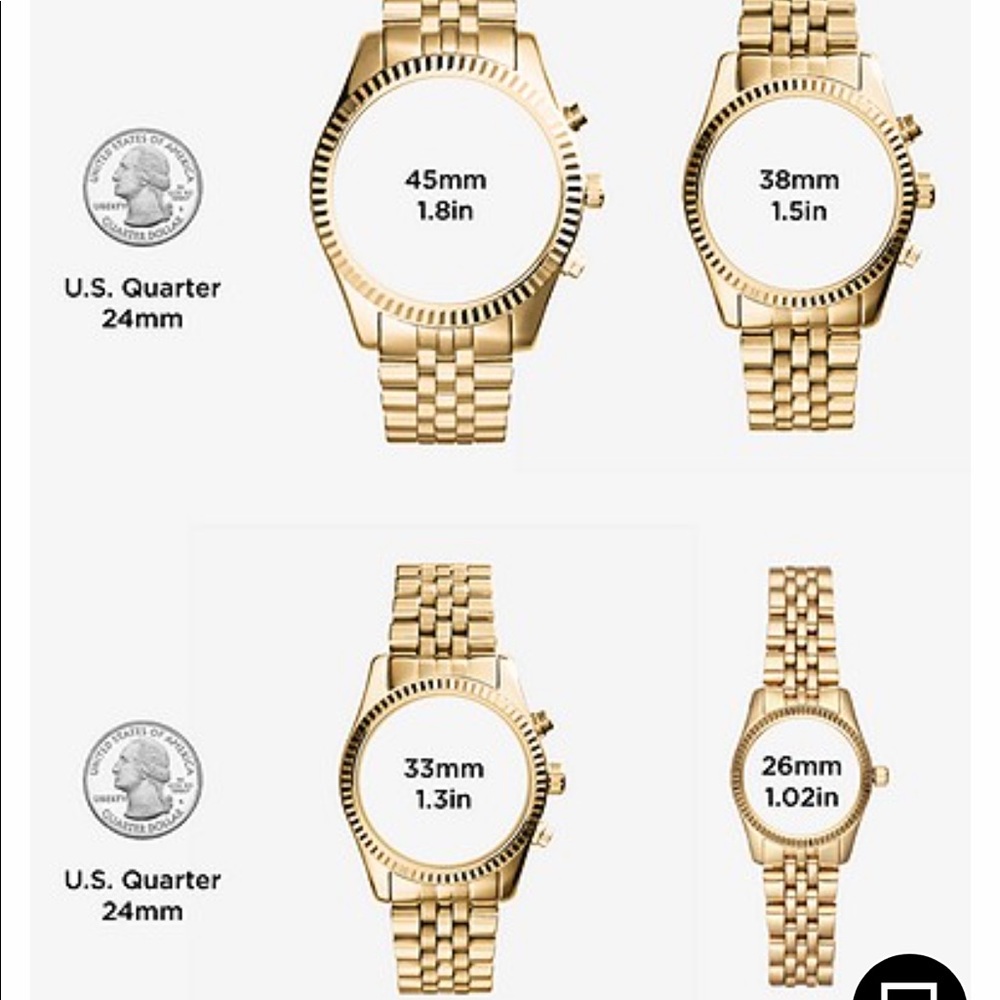 10 stars Michael Kors Lexington Chrono Watch $356 Two Tone - Picture 14 of 14